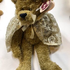 1993 TY Attic Treasures Collection “Eve” Plush Bear, PVC Pellets